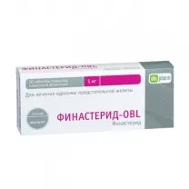 Финастерид-OBL таблетки п/о 5мг, №30