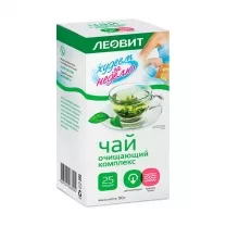 Леовит Худеем за неделю чай Похудин Очищающий комплекс 2г, №25
