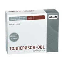 Толперизон-OBL таблетки покрыт. п/о 150мг, №30