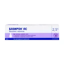 Базирон AC гель д/наружн. прим. 2,5%, 40г