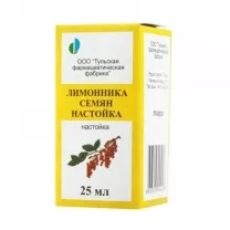 Лимонника семян настойка, 25мл Тульская