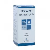 Пролатан капли глазные 0,005%, 2,5мл