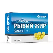 VitaScience Рыбий жир пищевой капсулы, №100 Мирролла