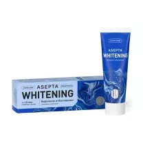 Asepta Whitening бережное отбеливание зубная паста для укрепления зубной эмали, 75мл