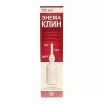 Энема Клин раствор д/рект.введ., 120мл