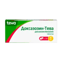 Доксазозин-Тева таблетки 4мг, №30