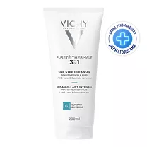 Vichy Purete Thermale Очищающее средство для умывания лица и кожи вокруг глаз 3в1, 200мл