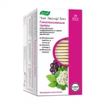Эвалар чай Гипотензивные травы 1,5г, №20