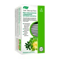 Эвалар Био чай При повышенном содержании мочевой кислоты 1,5г, №20