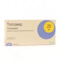 Топсавер таблетки п/о 25мг, №28