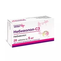 Небиволол-СЗ таблетки 5мг, №28