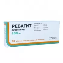 Ребагит таблетки покрыт. п/о  100мг, №30