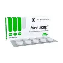 Мебикар таблетки 500мг, №20