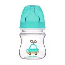 Canpol Babies EasyStart Антиколиковая бутылочка для кормления с широким горлышком "Цветные зверушки", 120мл