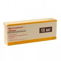 Метотрексат-Эбеве раствор д/инъекций 10мг/мл, 1,5мл №1шприц