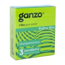 Ganzo Ultra thin презервативы ультратонкие, №3