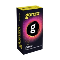 Ganzo Extase презервативы точечные ребристые, №12