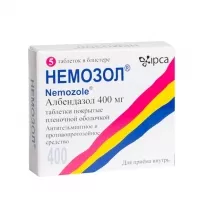 Немозол таблетки покрыт. п/о 400мг, №5