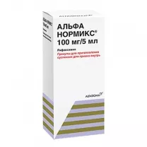 Альфа Нормикс гран. д/пригот. сусп. д/приема внутрь 100мг/5мл, 60мл