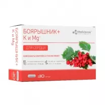 Vitascience Комплекс боярышника, калия, магния капсулы, №30