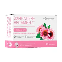 VitaScience Комплекc эхинацеи вит.С и Zn саше, №10 ВНЕШТОРГ ФАРМА ООО