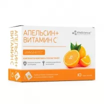 Vitascience Комплекс апельсина, витамина C и Zn порошок, №10 Внешторг Фарма