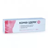 Комфодерм М2 крем д/наружн. прим. 0,1%+2%, 10г Акрихин