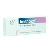 Авелокс таблетки п/о 400мг, №5