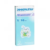 Эффералган суппозитории рект. 300мг, №12