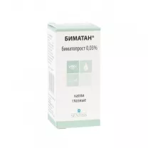 Биматан капли глазные 0,03%, 2,5мл