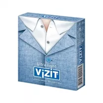 Vizit Ultra Light презервативы ультратонкие, №3
