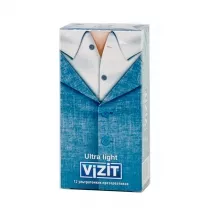 Vizit Ultra Light  презервативы ультратонкие, №12