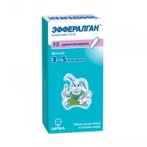 Эффералган суппозитории рект. 80мг, №12