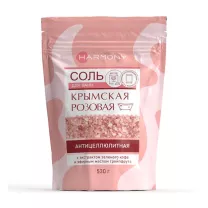 Harmony соль антицеллюлитная для ванн Крымская розовая, 530г