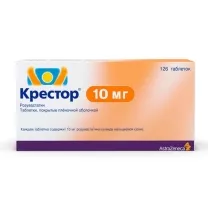 Крестор таблетки покрыт. п/о 10мг, №126