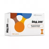 Vitascience Йод таблетки 200мкг, №100