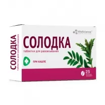 Vitascience Солодка таблетки для рассасывания, №25