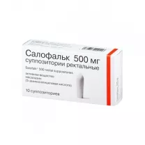 Салофальк суппозитории рект. 500мг, №10