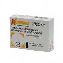 Кеппра таблетки п/о п/о 1000мг, №30