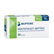 Монтелукаст-Вертекс таблетки п/о 10мг, №30
