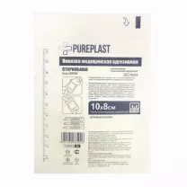 Pureplast повязка для фиксации медицинская стерильная (10*8см), №1