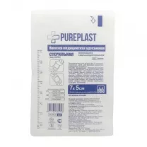 Pureplast повязка фиксирующая медицинская стерильная (7*5см), №1