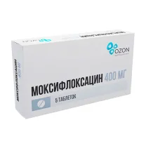 Моксифлоксацин таблетки покрыт. п/о 400мг, №5