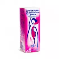 Хлоргексидина биглюконата спрей д/наружн. прим. 0,05%, 100мл