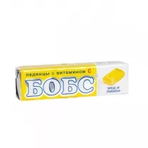 БОБС леденцы медово-лимонные с витамином С, 35г