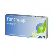 Топсавер таблетки покрыт. п/о 50мг, №28 Тева