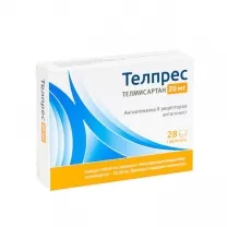 Телпрес таблетки 20мг, №28