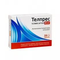 Телпрес таблетки 40мг, №28