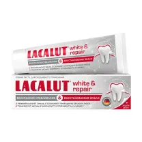 Lacalut White & Repair зубная паста безопасное отбеливание и восстановление эмали, 75мл
