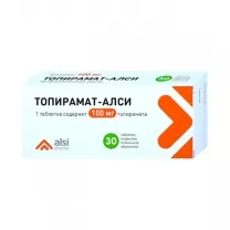 Топирамат-Алси таблетки покрыт. п/о 100мг,  №30